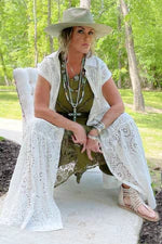 Jaded Gypsy New Beginnings Eyelet Dress - Parchment