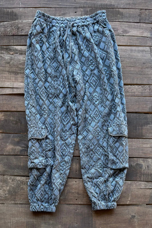 Jaded Gypsy Diamond In The Rough Jogger - Denim