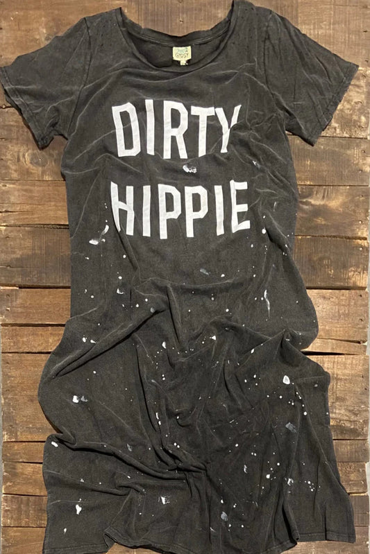 Jaded Gypsy Dirty Hippie Dress - Vintage Black