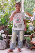 Jaded Gypsy Worn and Weathered Tee - Eat Cake
