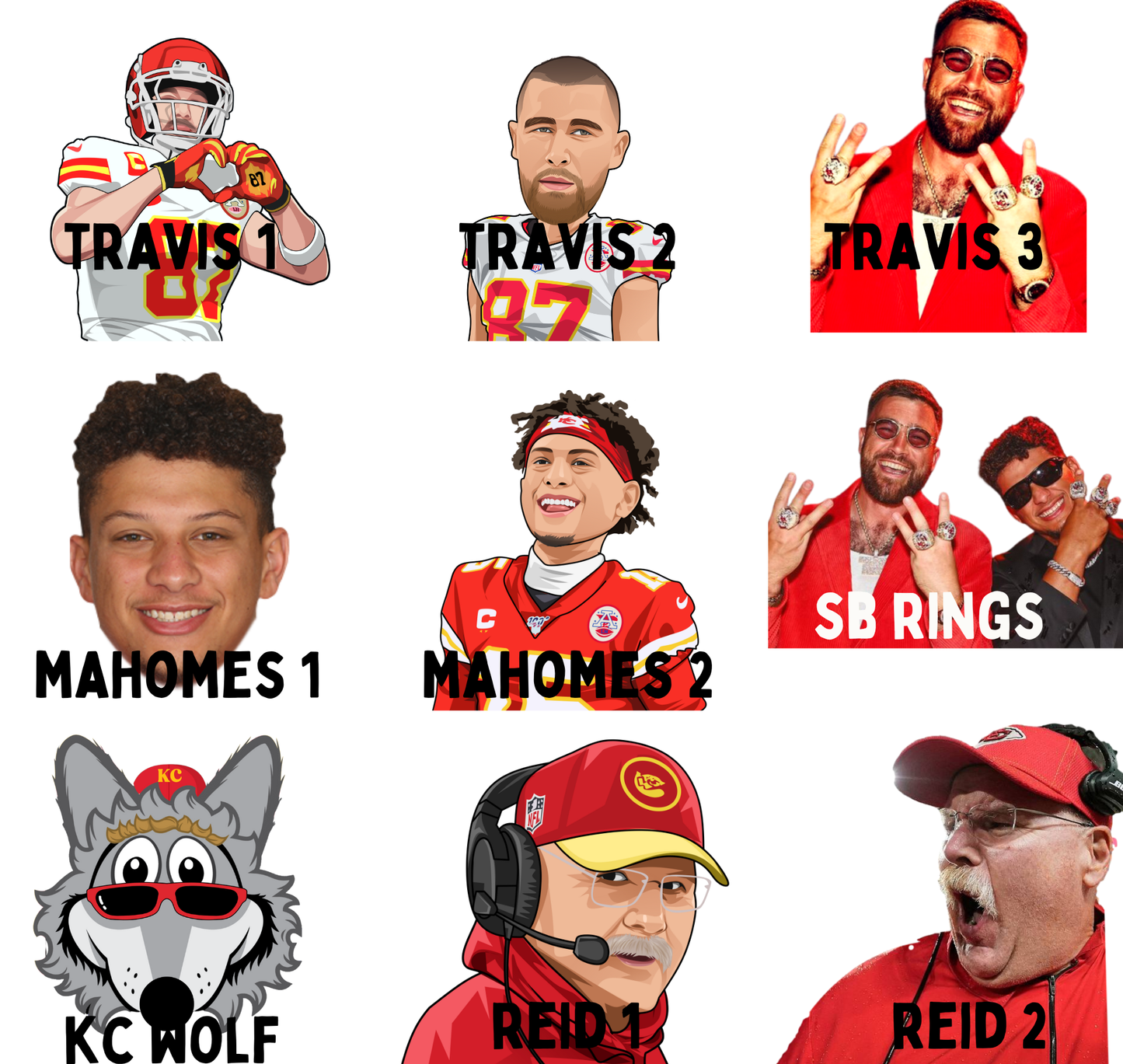 Kansas City Heads on a Stick