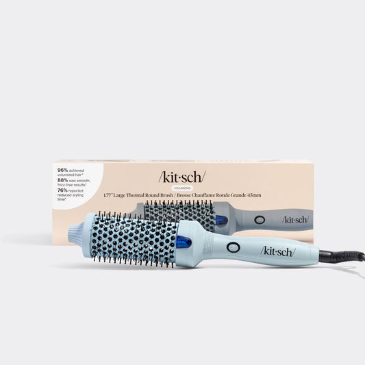 Large Thermal Round Brush - Haze Blue