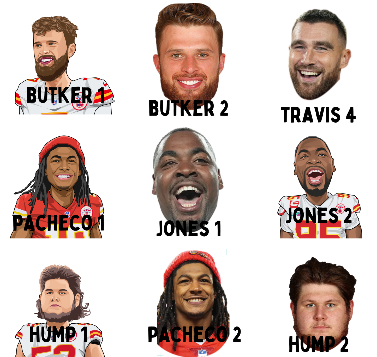 Kansas City Heads on a Stick