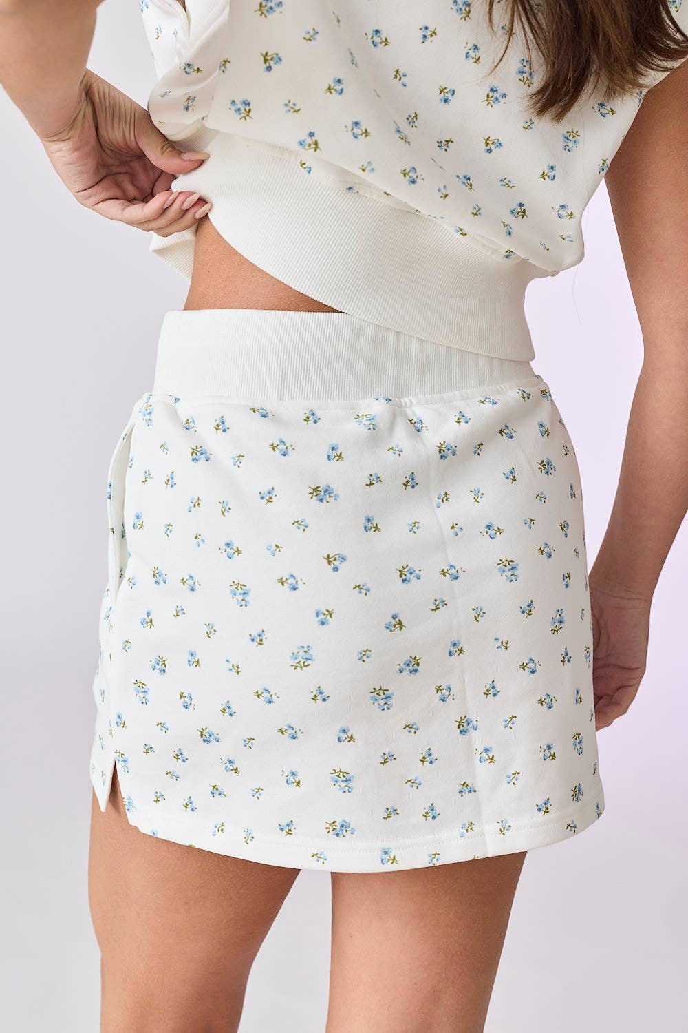 Claire Floral Print Knit Top or Shorts