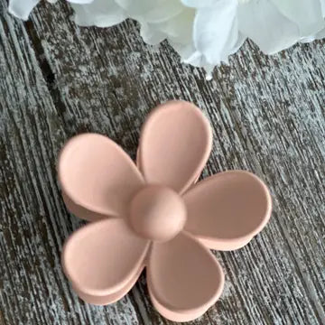 Flower Power "Peach" Hair Clip