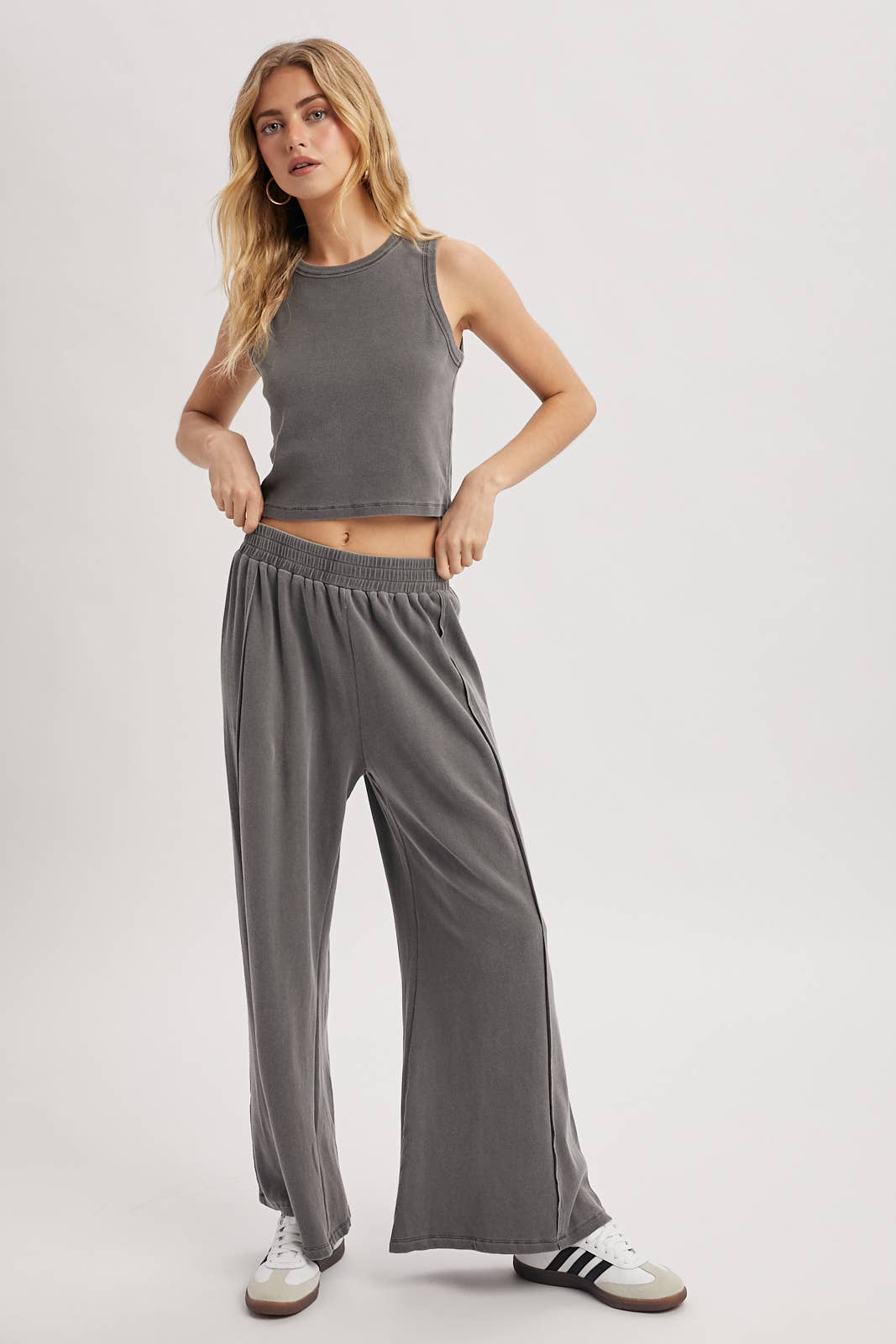 Knit Tank & Palazzo Pants Set (Sold Separately)