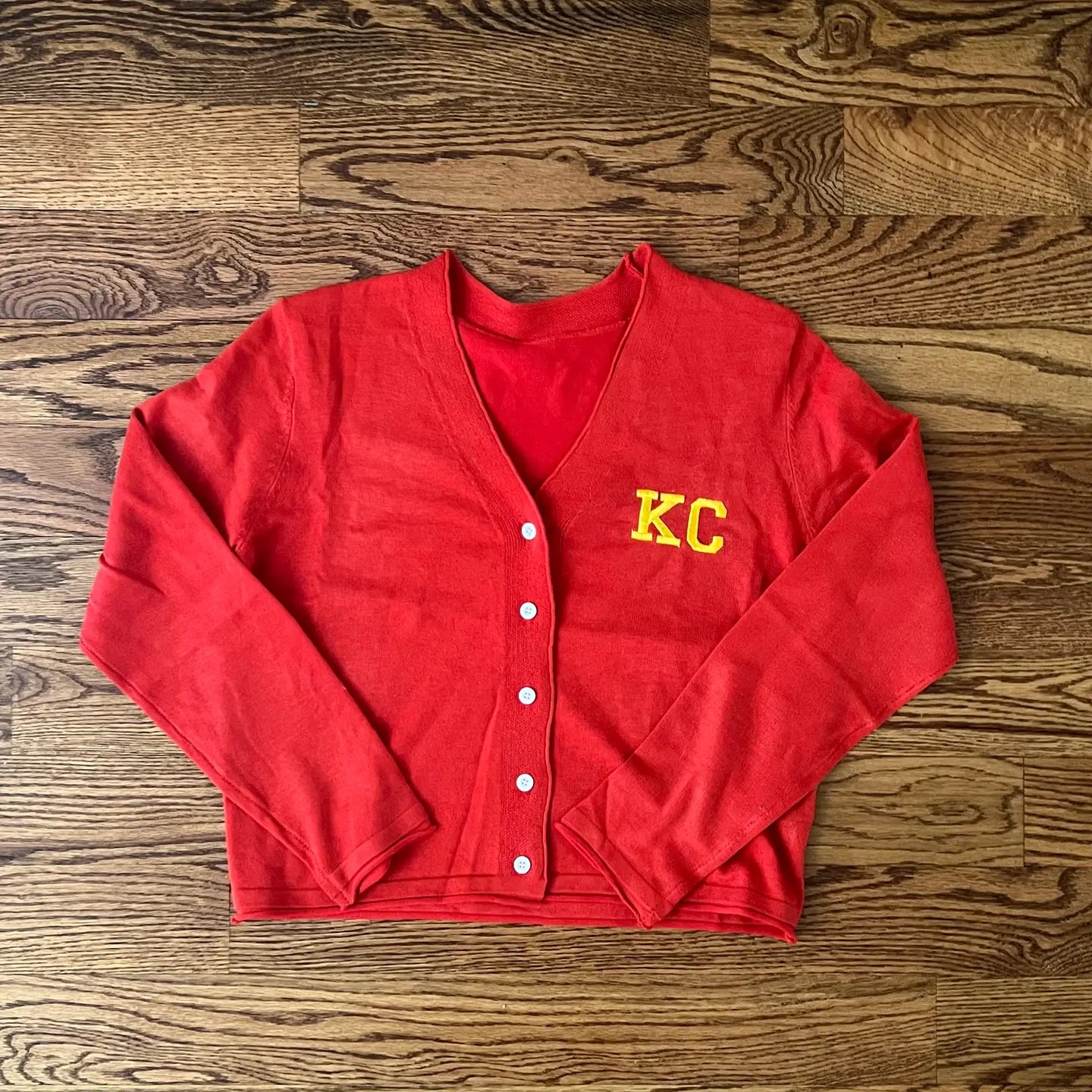 KC Red Cardigan