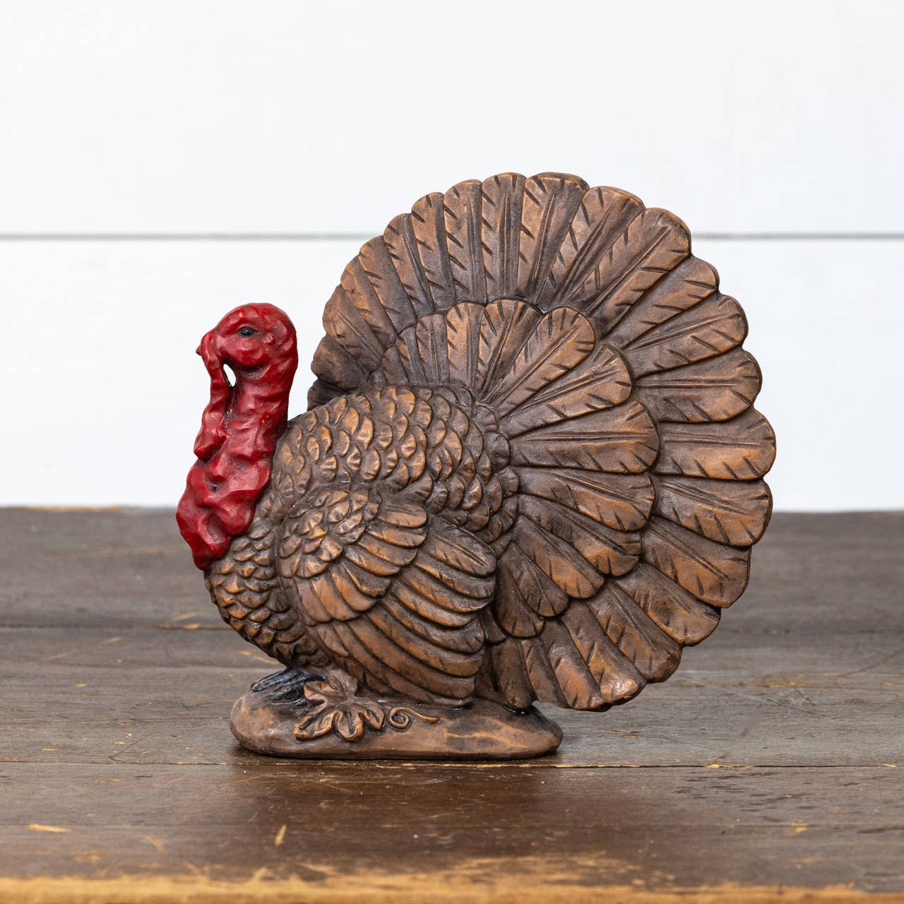 Brown & Red Tabletop Turkey