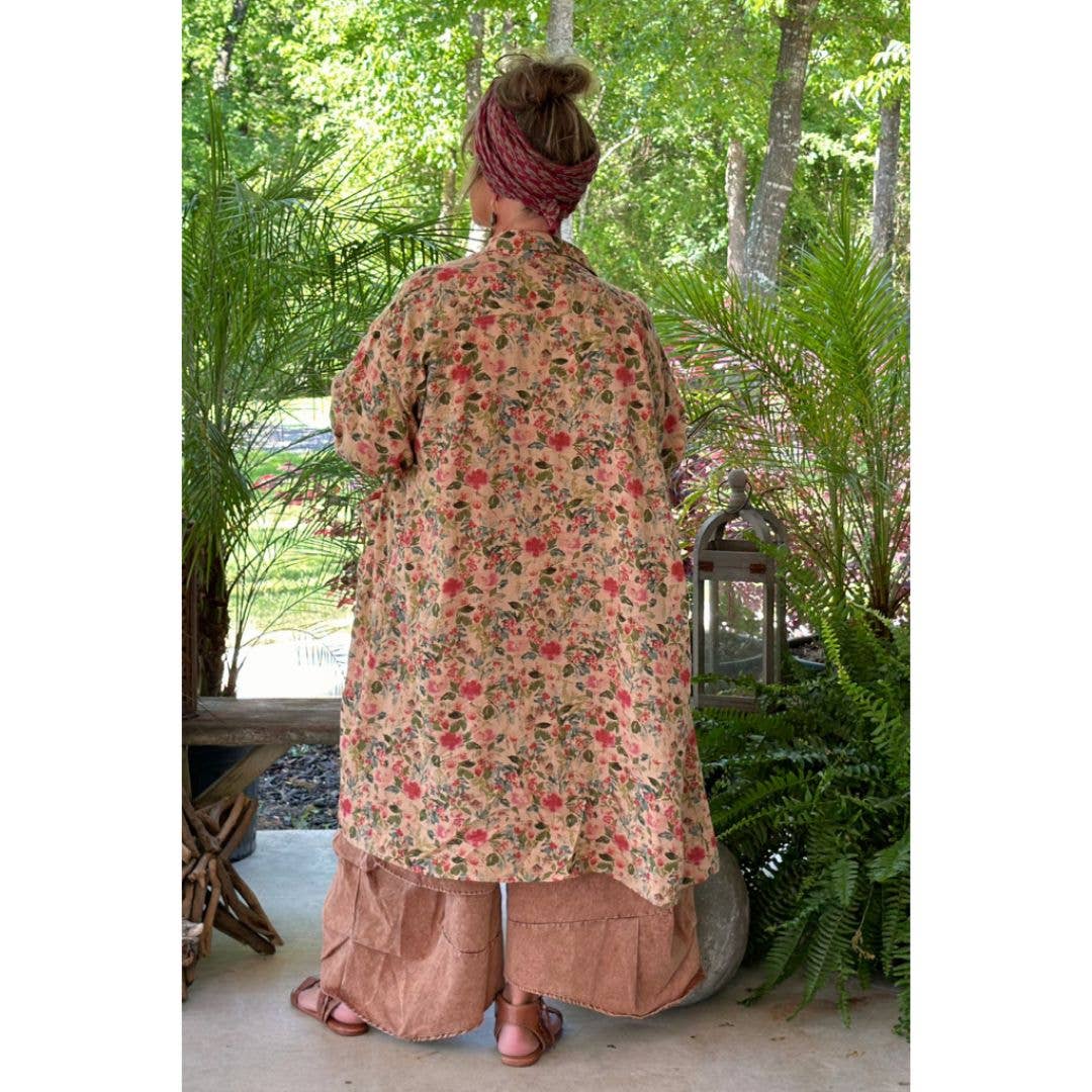 Jaded Gypsy Cottage Meadows Duster - Rose