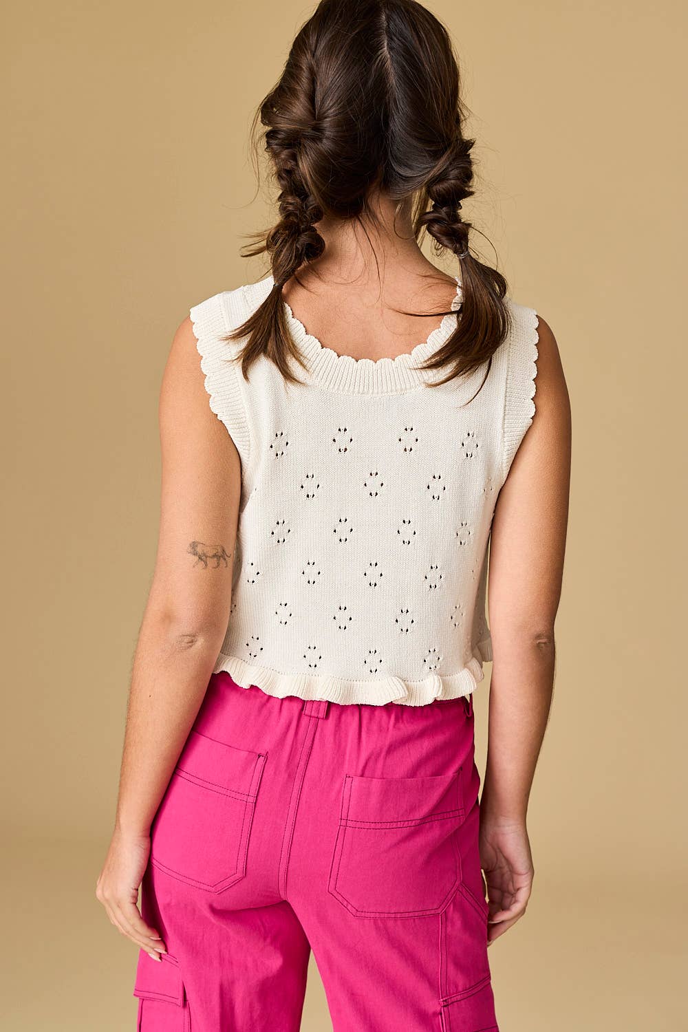 Stella Ruffle Sweater Top