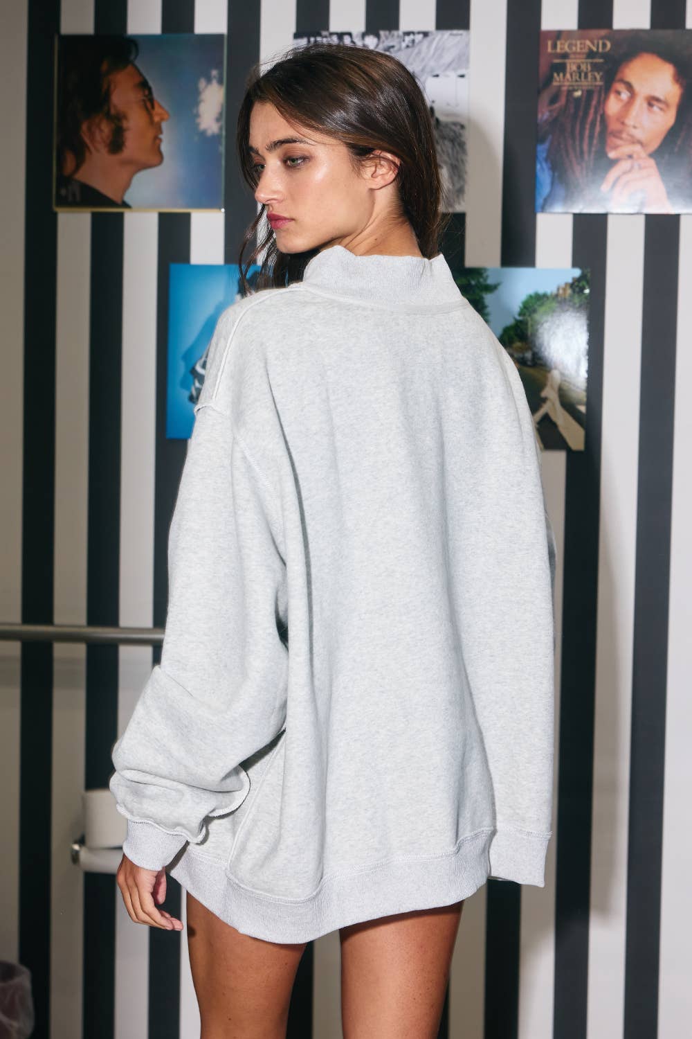 'KANSAS CITY & KC' Reversible Mock-neck