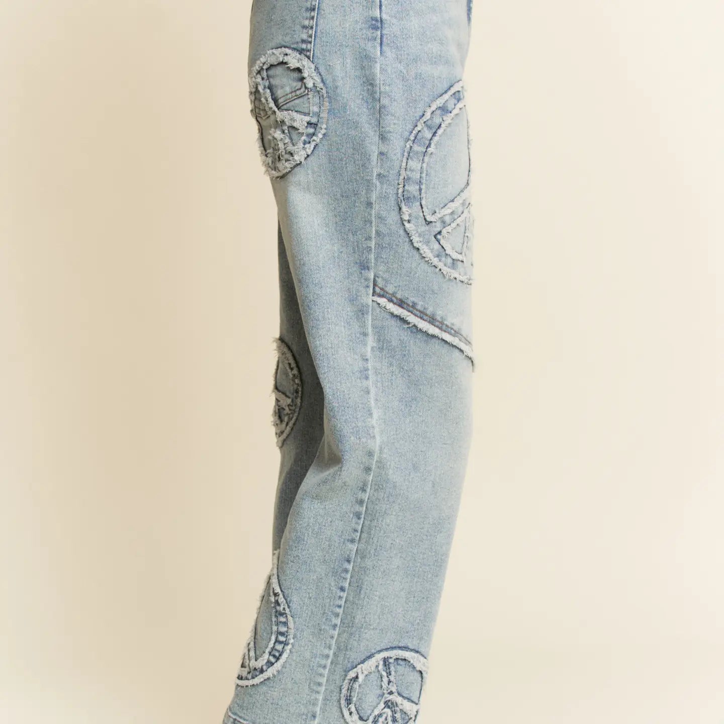 Denim Straight Fit with Slightly Stretch Pants