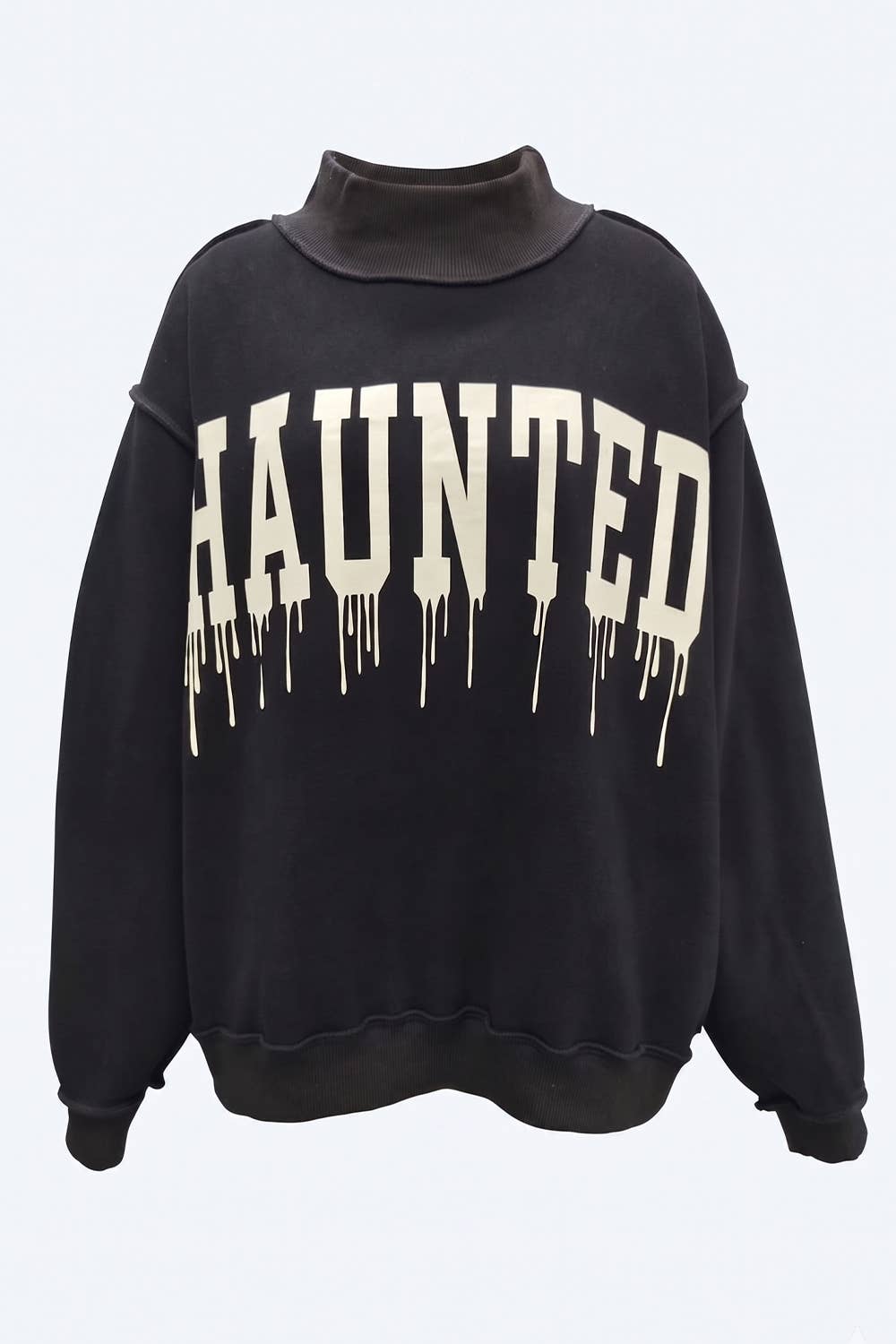 Dripping Print Reversible Sweatshirt