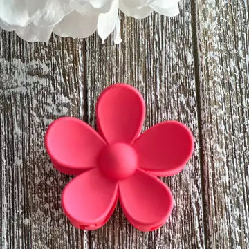 Flower Power "Hot Pink" Hair Clip