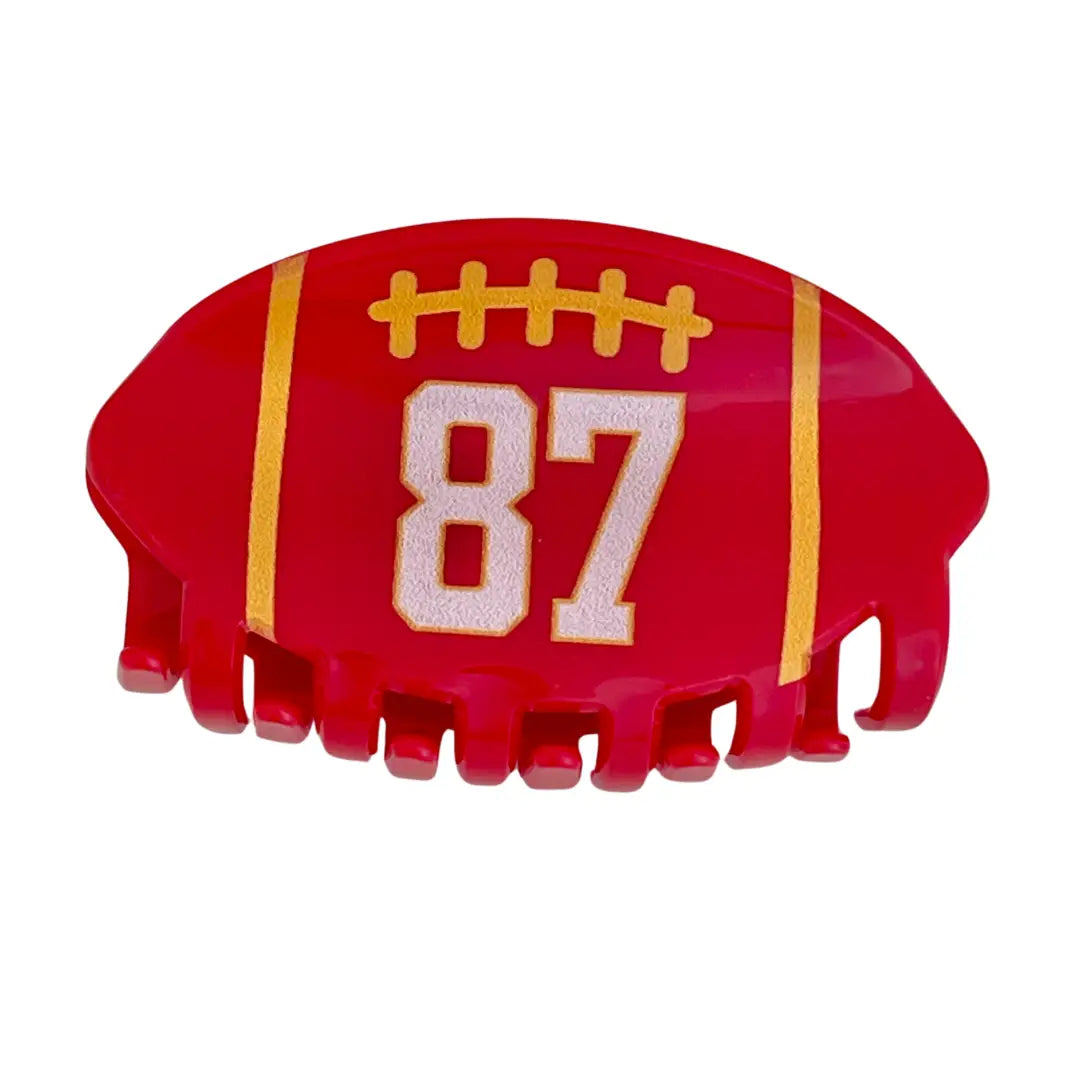 Chiefs 87 Football Claw Clip