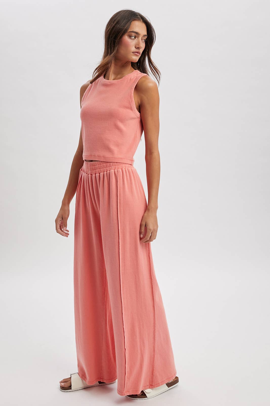 Knit Tank & Palazzo Pants Set (Sold Separately)