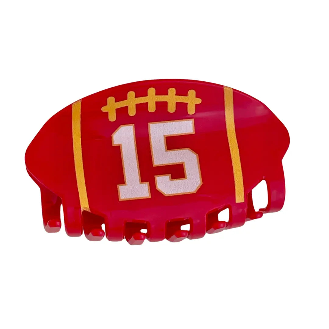 Chiefs 15 Football Claw Clip