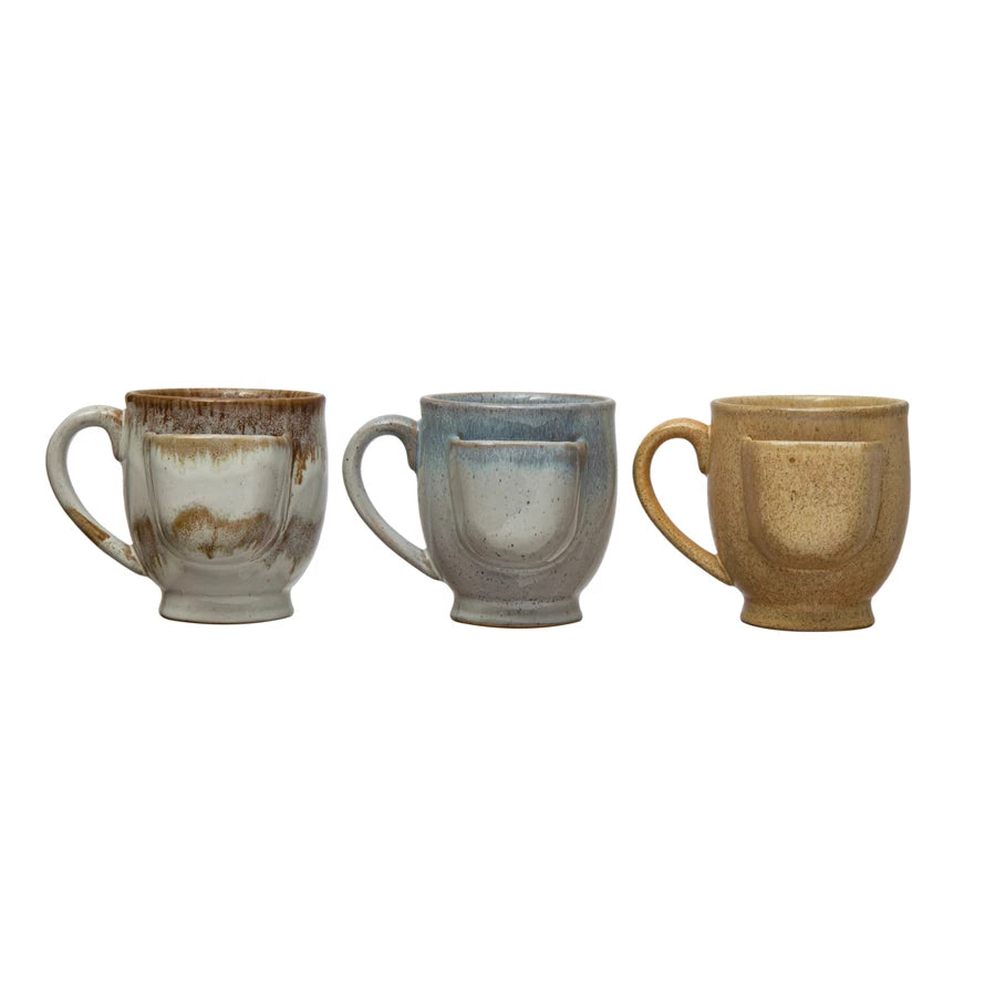 12 oz. Stoneware Mug w/ Tea Bag Holder