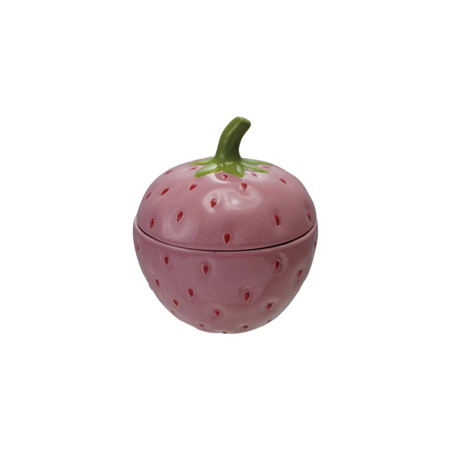 Ceramic Strawberry Shaped Dish