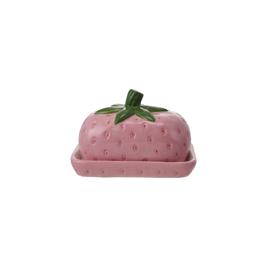 Ceramic Strawberry Shaped Dish