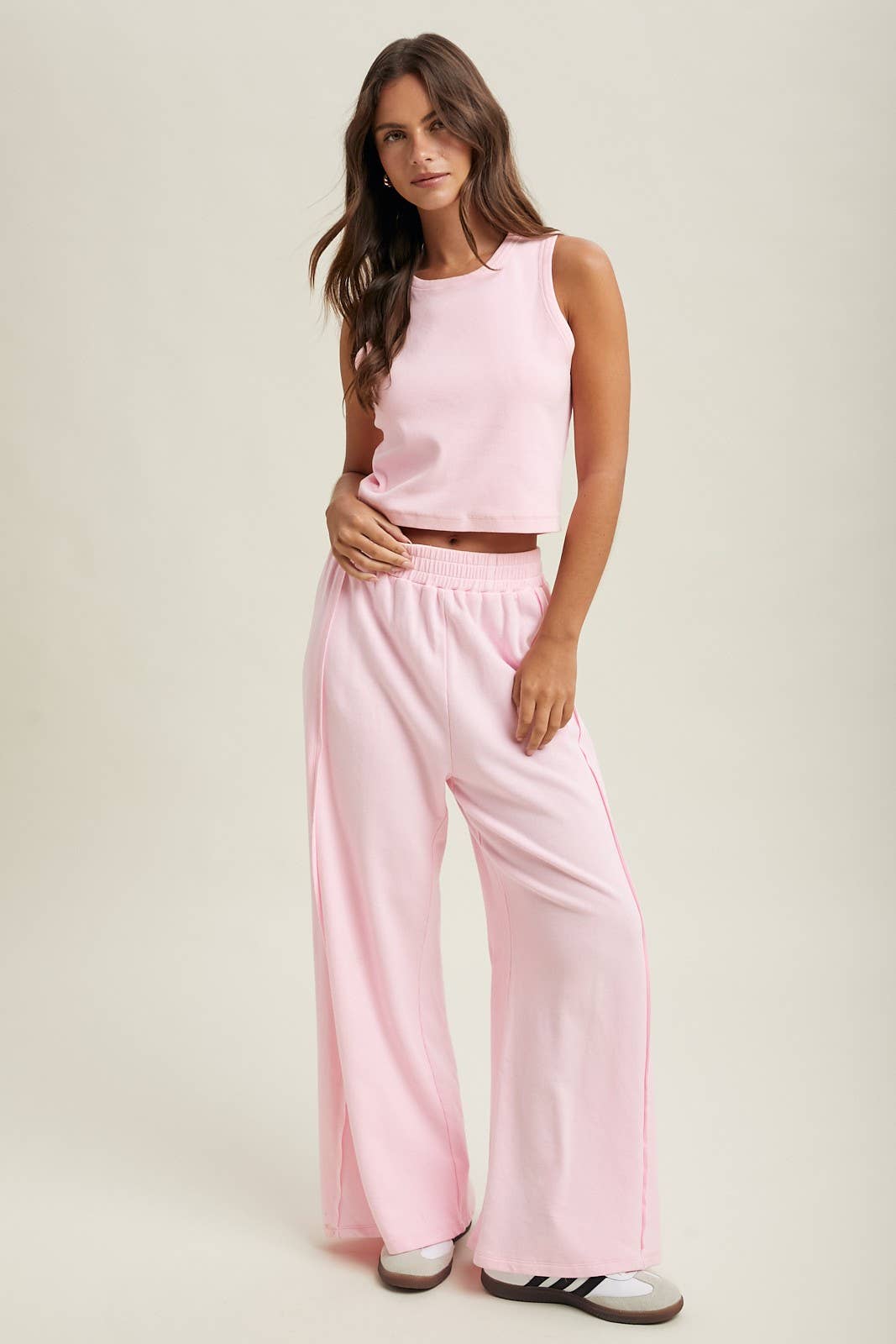 Knit Tank & Palazzo Pants Set (Sold Separately)