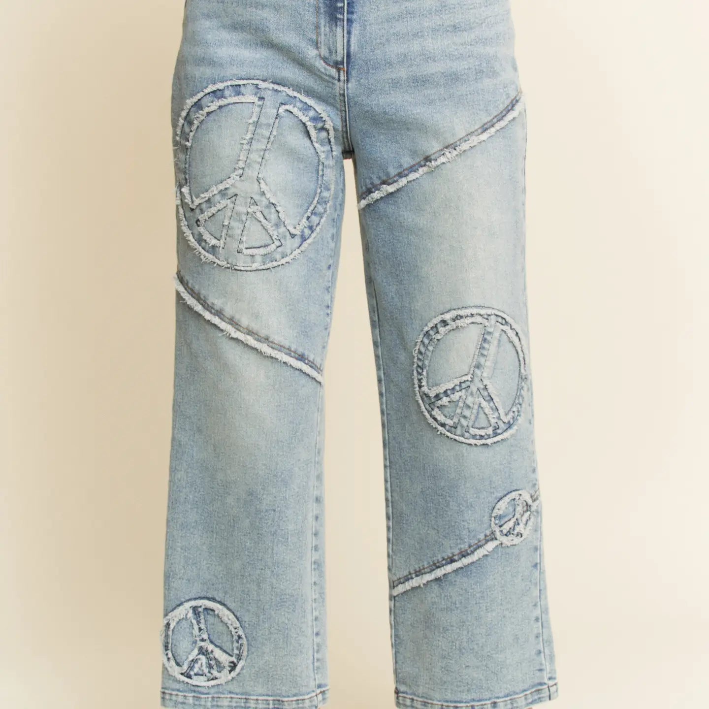 Denim Straight Fit with Slightly Stretch Pants