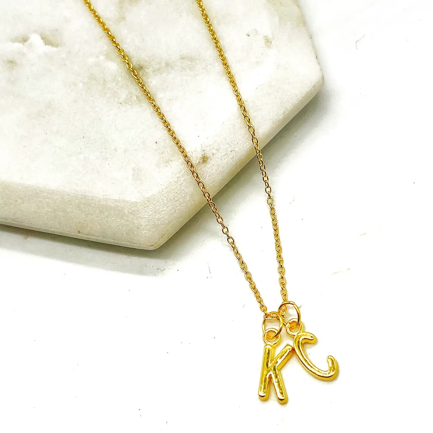 Gold KC Hometown Chiefs Necklace