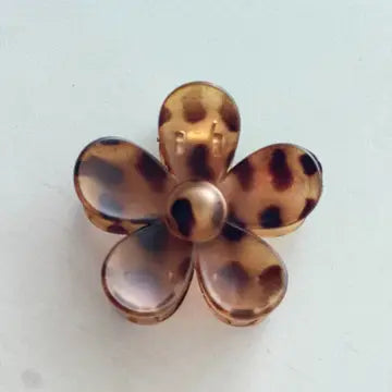 Flower Power "Brown Shimmer" Hair Clip