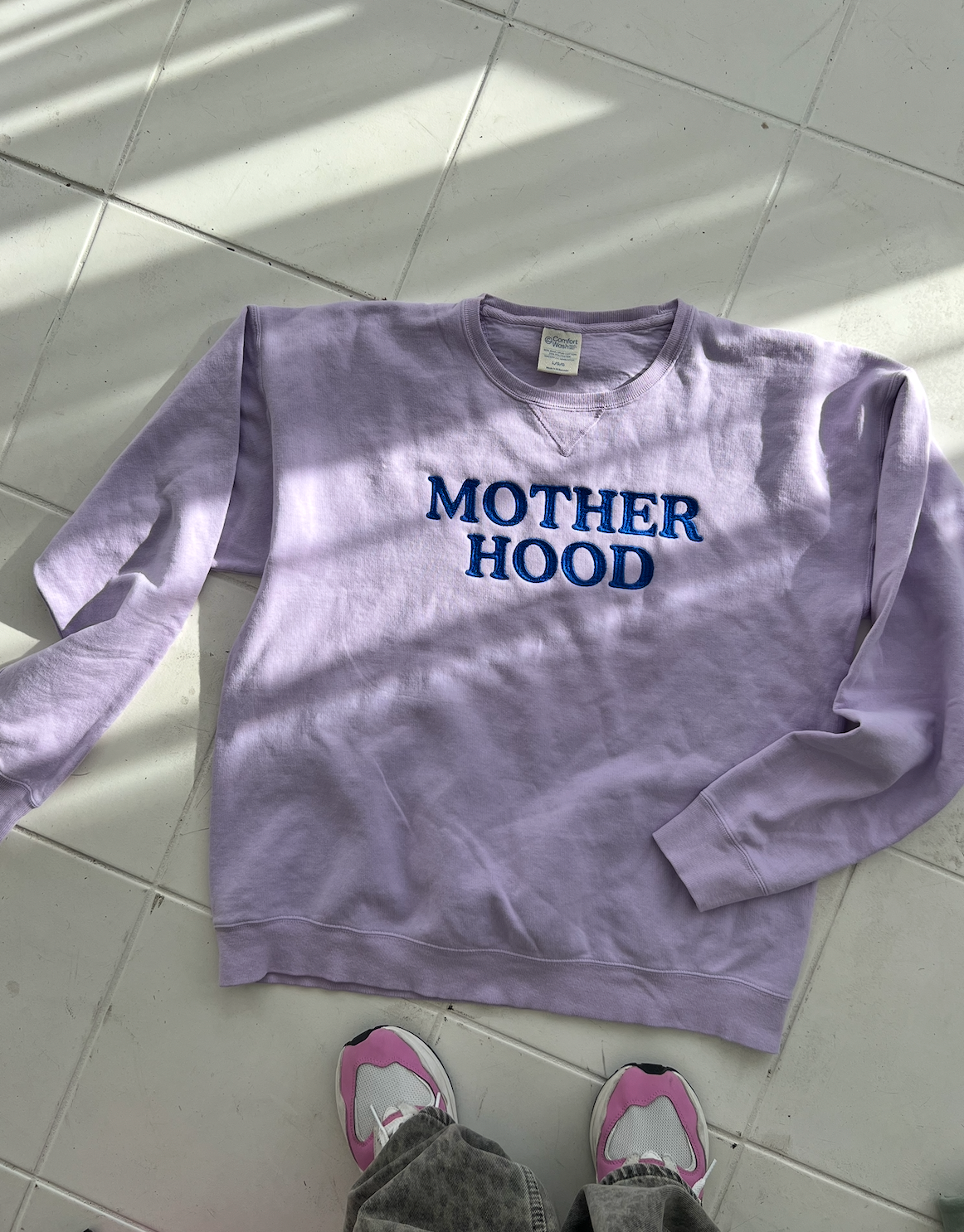 Motherhood Lilac Sweatshirt