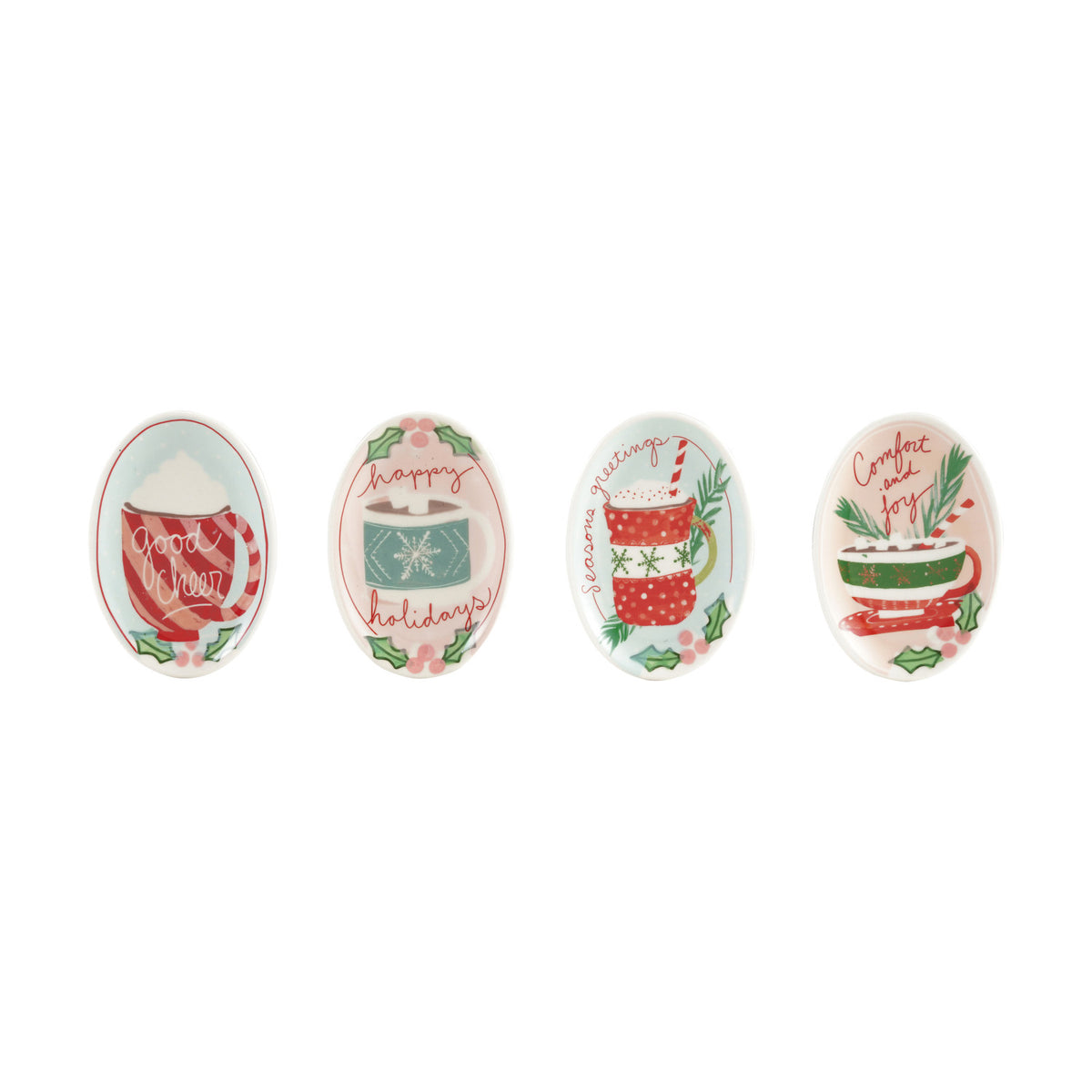 Hand-Painted Stoneware Dish