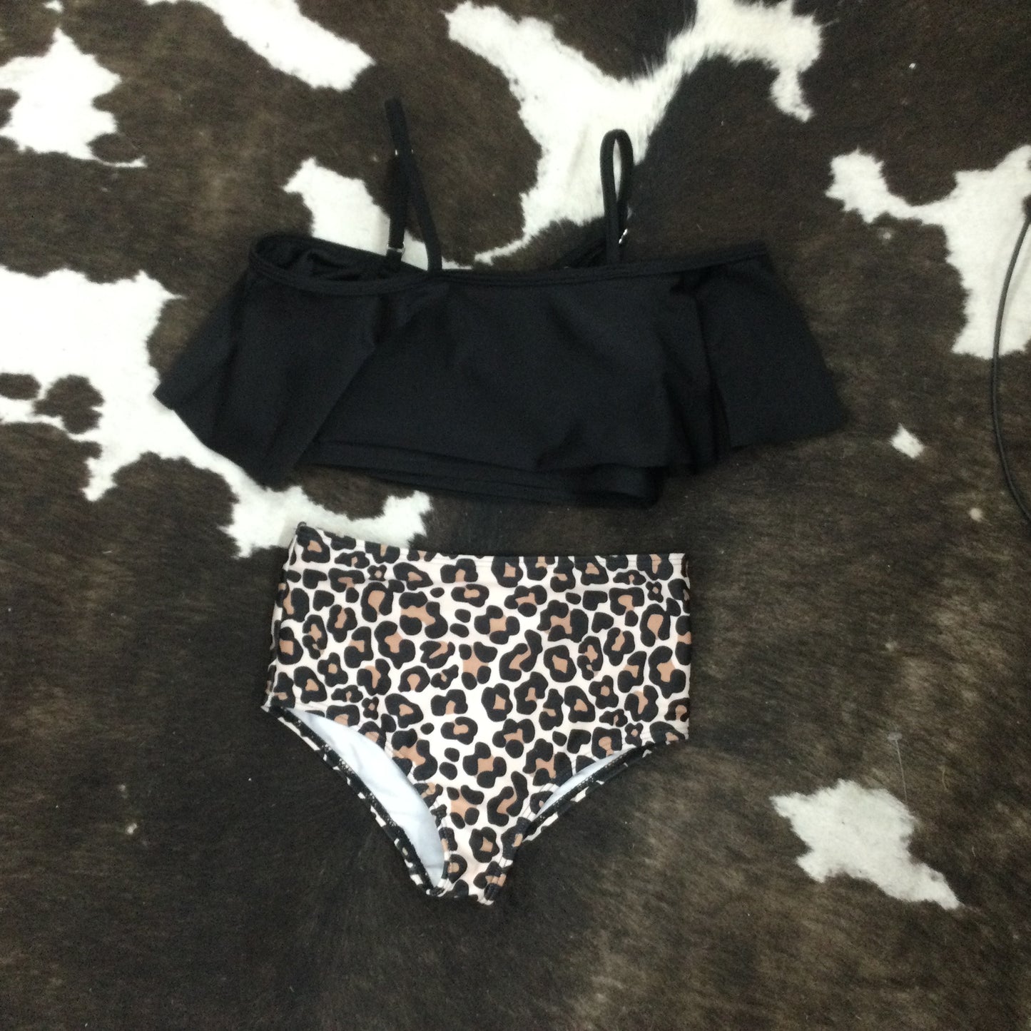 Girls Cheetah Bikini Set