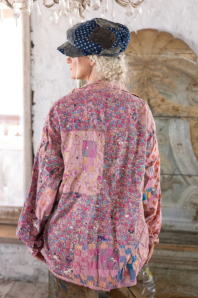 Magnolia Pearl Boyfriend Shirt - Indian Paint Brush