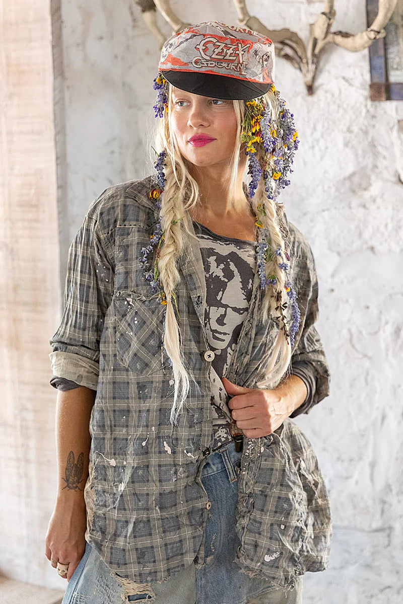 Magnolia Pearl Kelly Western Shirt - Faded Denim