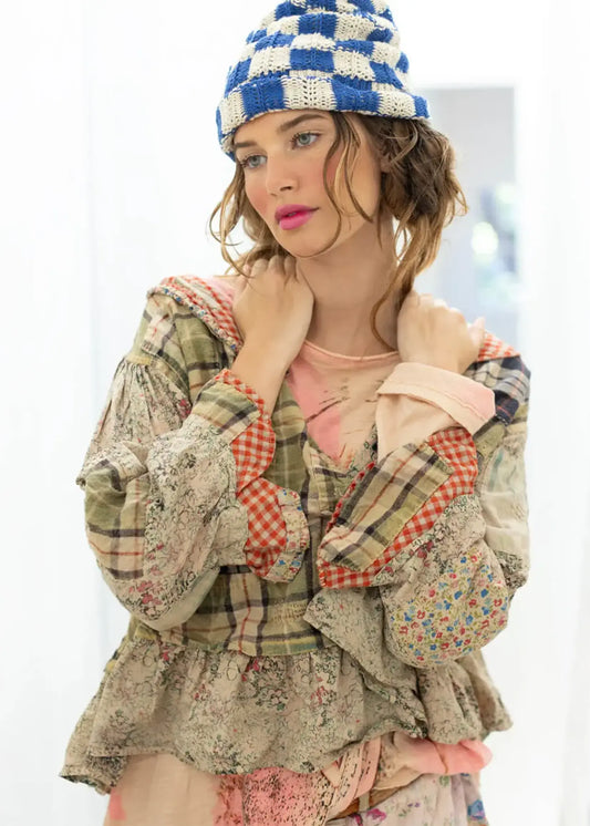 Magnolia Pearl Patchwork Gaspar Blouse - Village