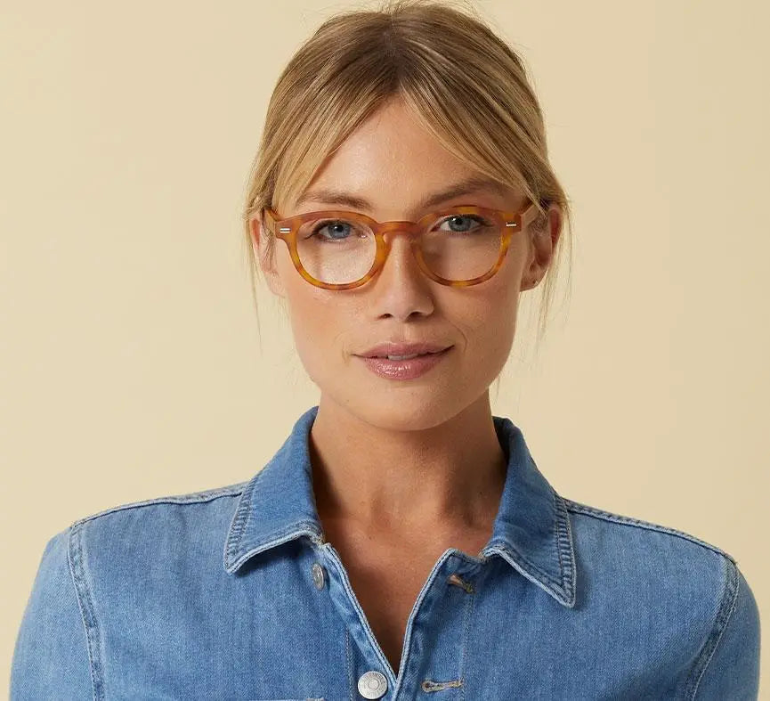 Peepers Headliner Blue Light Glasses - Honey Tortoise