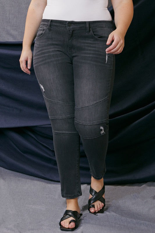 Curvy Girl Kan Can Low Rise Super Skinny Jeans