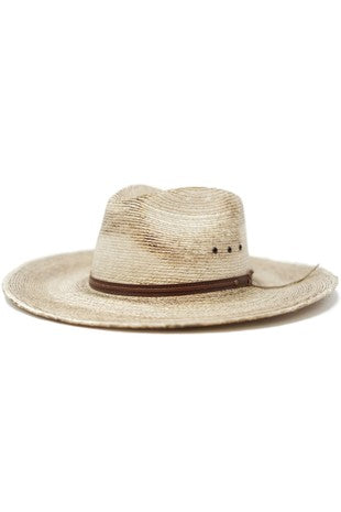 Large Brim Fine Palm Straw Rancher Hat