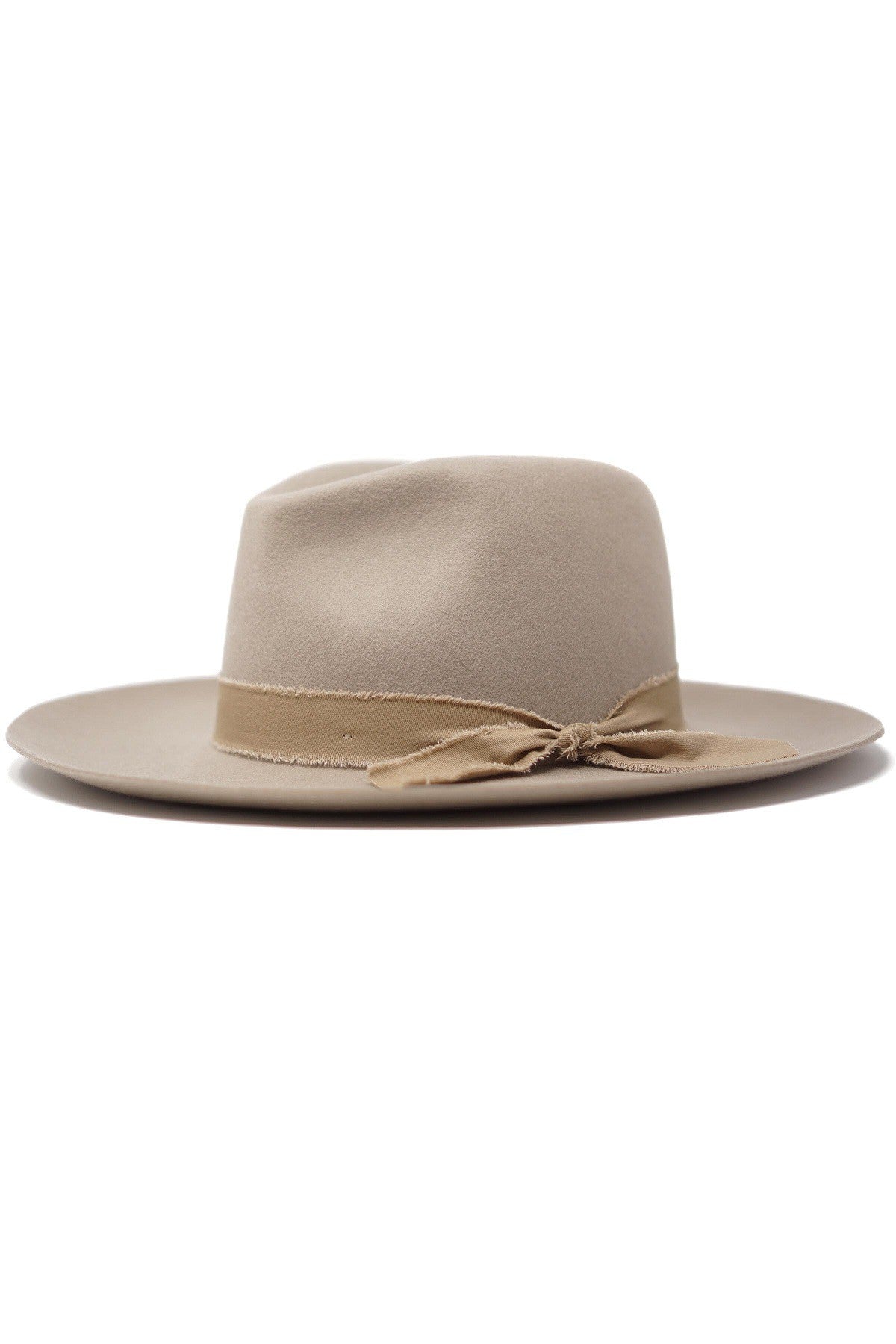 Olive & Pique Wool Felt Panama Hat - Beige