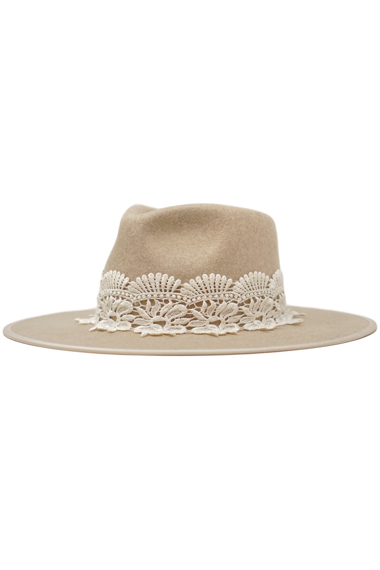 Olive & Pique Pinched Crown Fedora with Jacquard Band