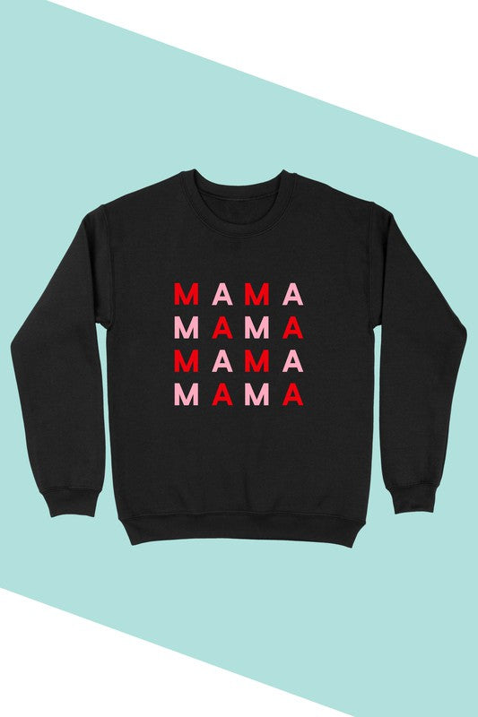 Mama Graphic Sweatshirt - Black