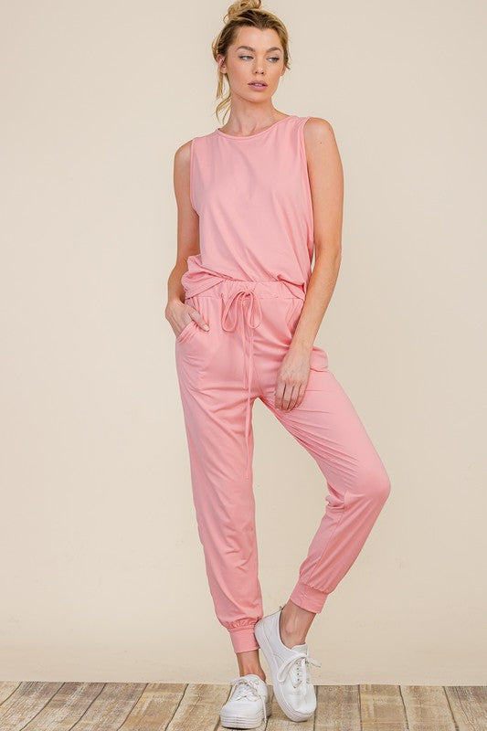 Comfortable Two Piece Set - Pink