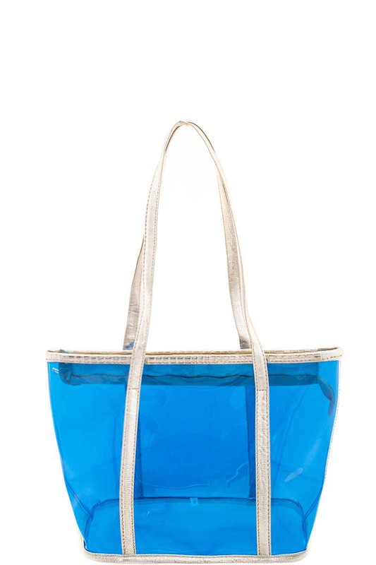 Clear Colored Style Tote Bag
