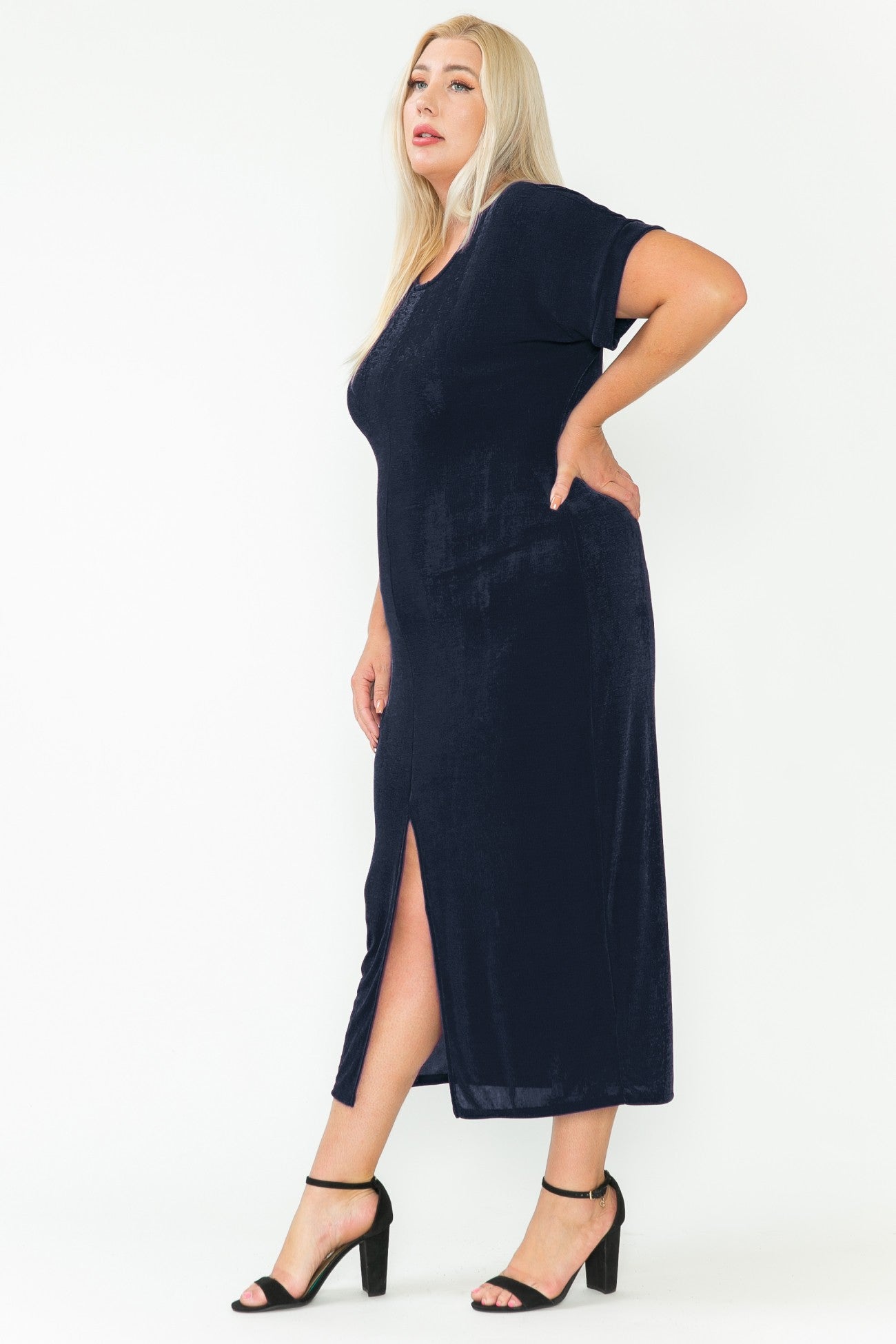 Curvy girl maxi on sale dresses