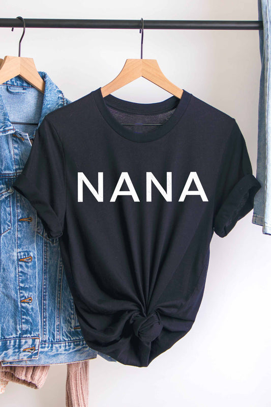 Nana Graphic Tee - Black