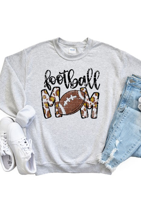 Football Mom Leopard Sweatshirt