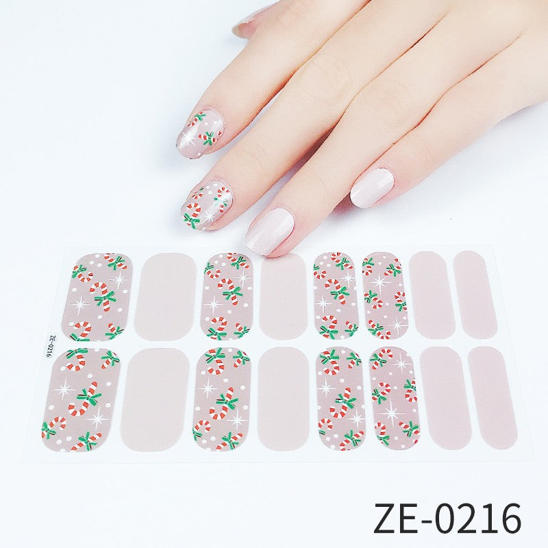 Christmas Crystal High Quality Nail Stickers