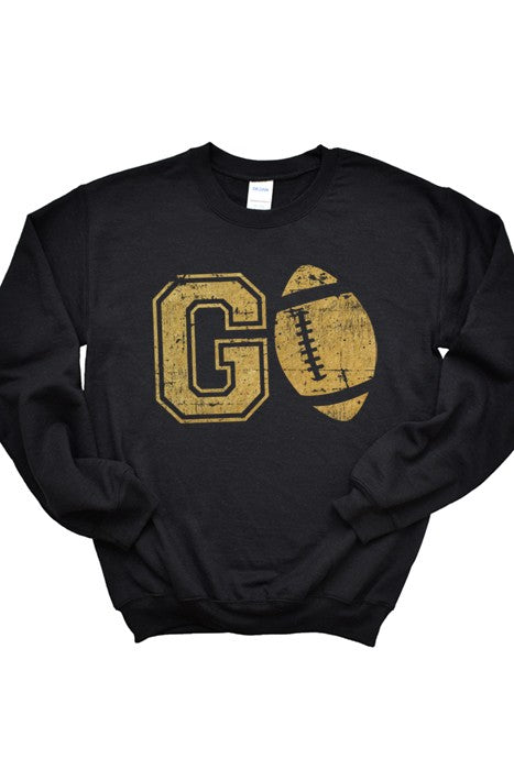 Go Golden Football Sweatshirt