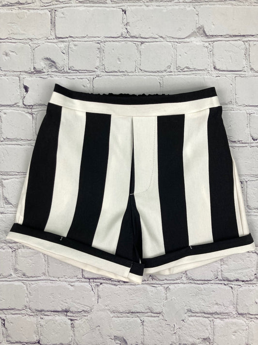 Children's Elastic Waist Striped Print Shorts