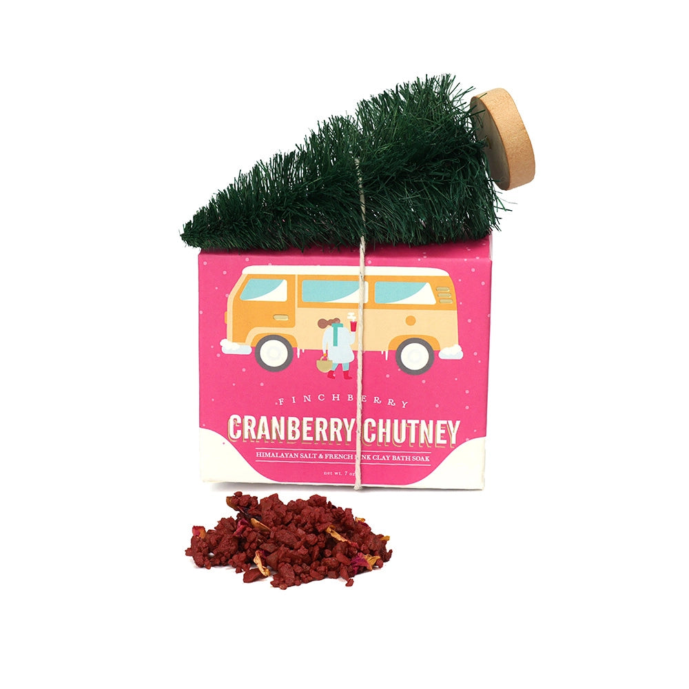 FinchBerry Holiday Cranberry Chutney Clay & Salt Soak