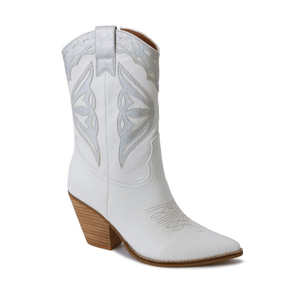 Cowgirl Boots - White